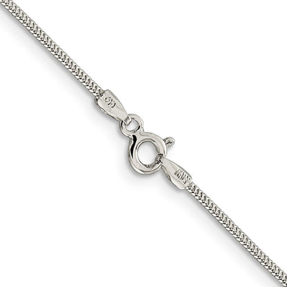 Sterlingsilber 1.2mm Rund Schlange Halskette