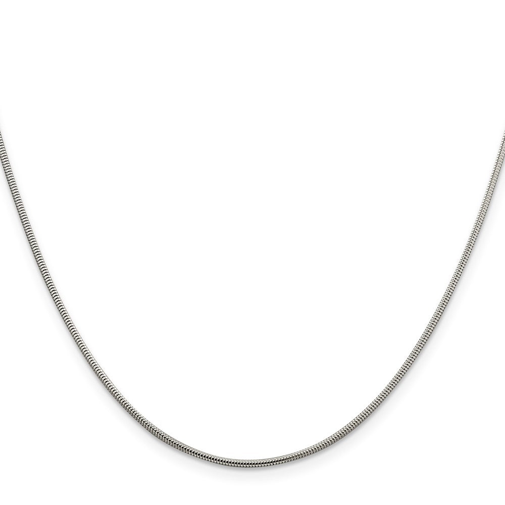 Sterlingsilber 1.5mm Rund Schlange Halskette