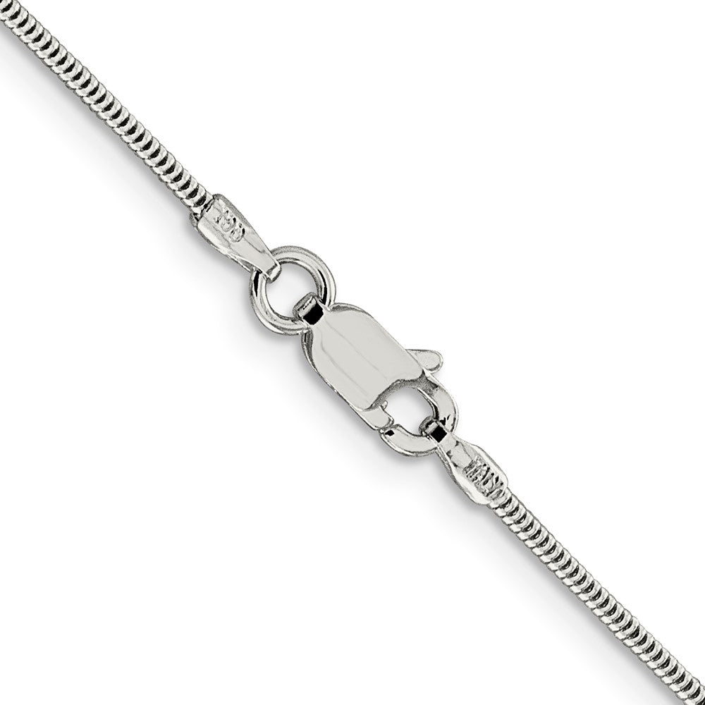 Sterlingsilber 1.5mm Rund Schlange Halskette