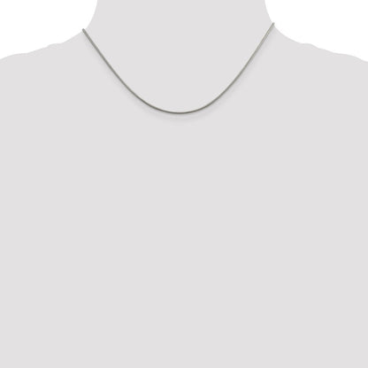 Sterlingsilber 1.5mm Rund Schlange Halskette