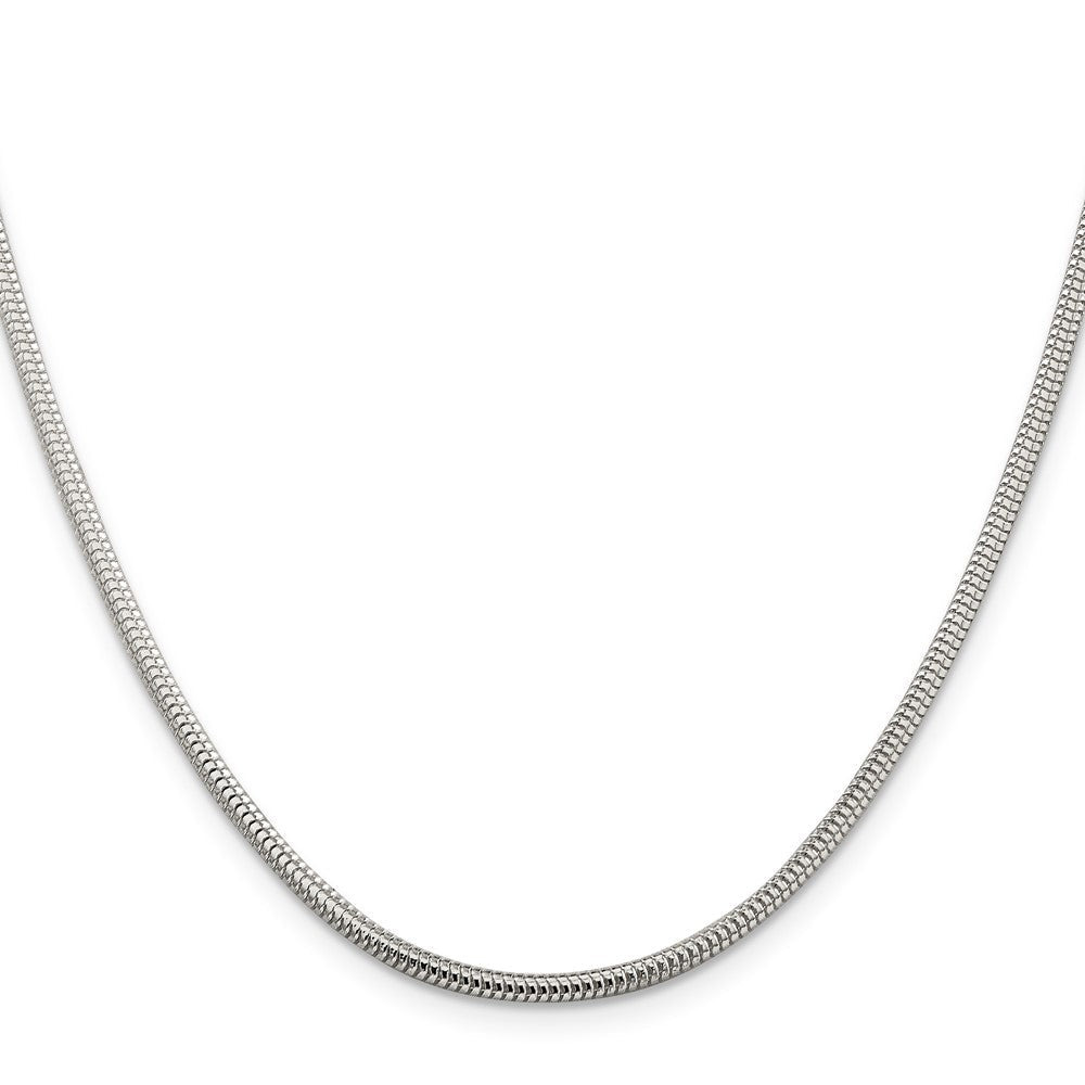 Sterlingsilber 2.5mm Rund Schlange Halskette