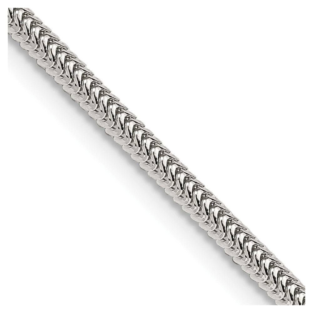 Sterlingsilber 2.5mm Rund Schlange Halskette