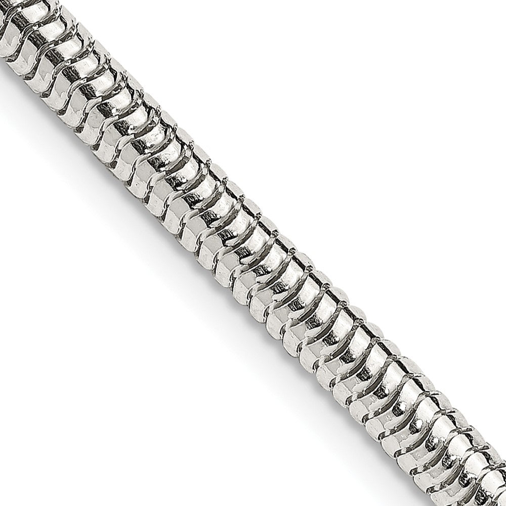 Sterlingsilber 4mm Rund Schlange Halskette