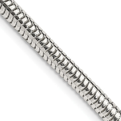 Sterlingsilber 4mm Rund Schlange Halskette