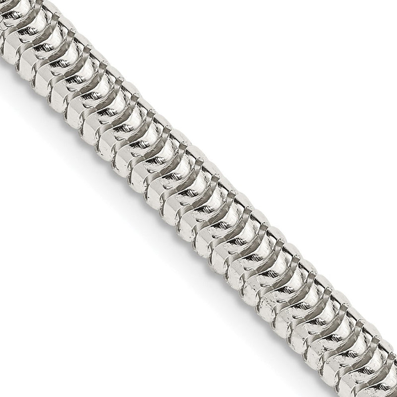 Sterlingsilber 5mm Rund Schlange Halskette