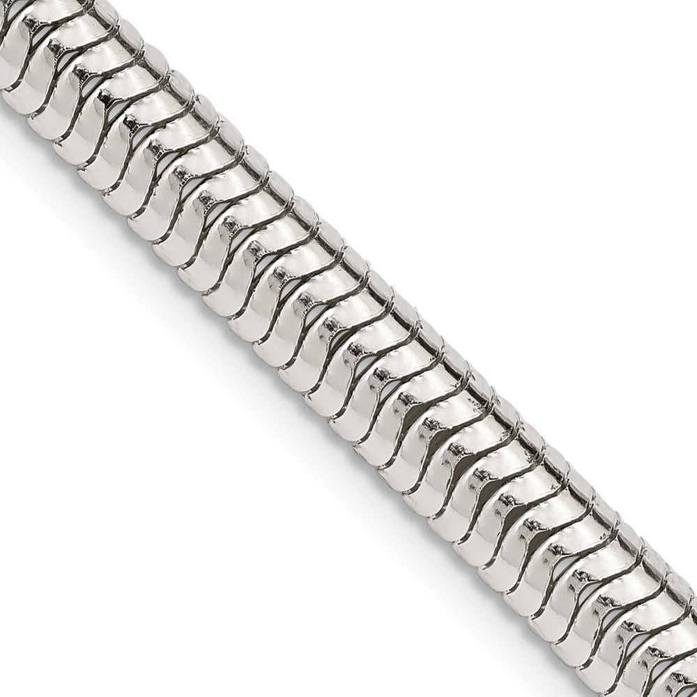 Sterlingsilber 6mm Rund Schlange Halskette