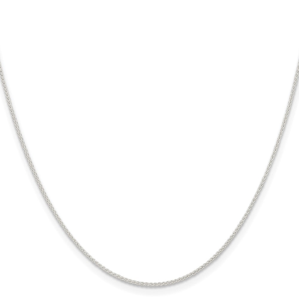 Sterlingsilber 1mm Rund Ährenkette Halskette