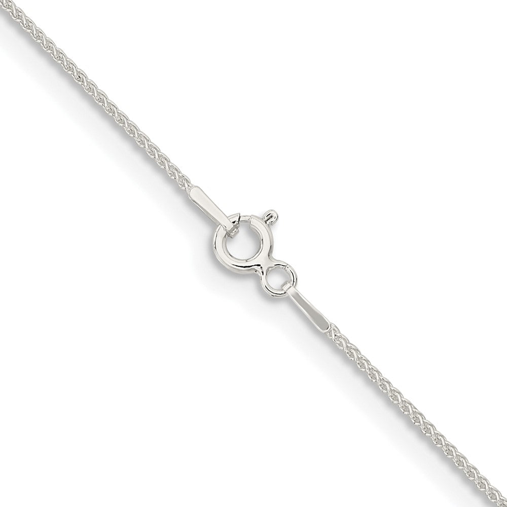 Sterlingsilber 1mm Rund Ährenkette Halskette