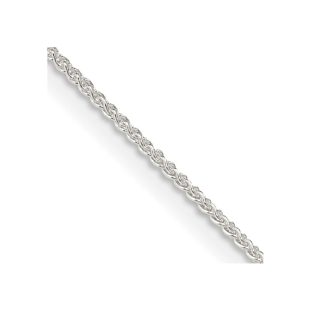 Sterlingsilber 1mm Rund Ährenkette Halskette
