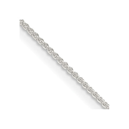 Sterlingsilber 1mm Rund Ährenkette Halskette