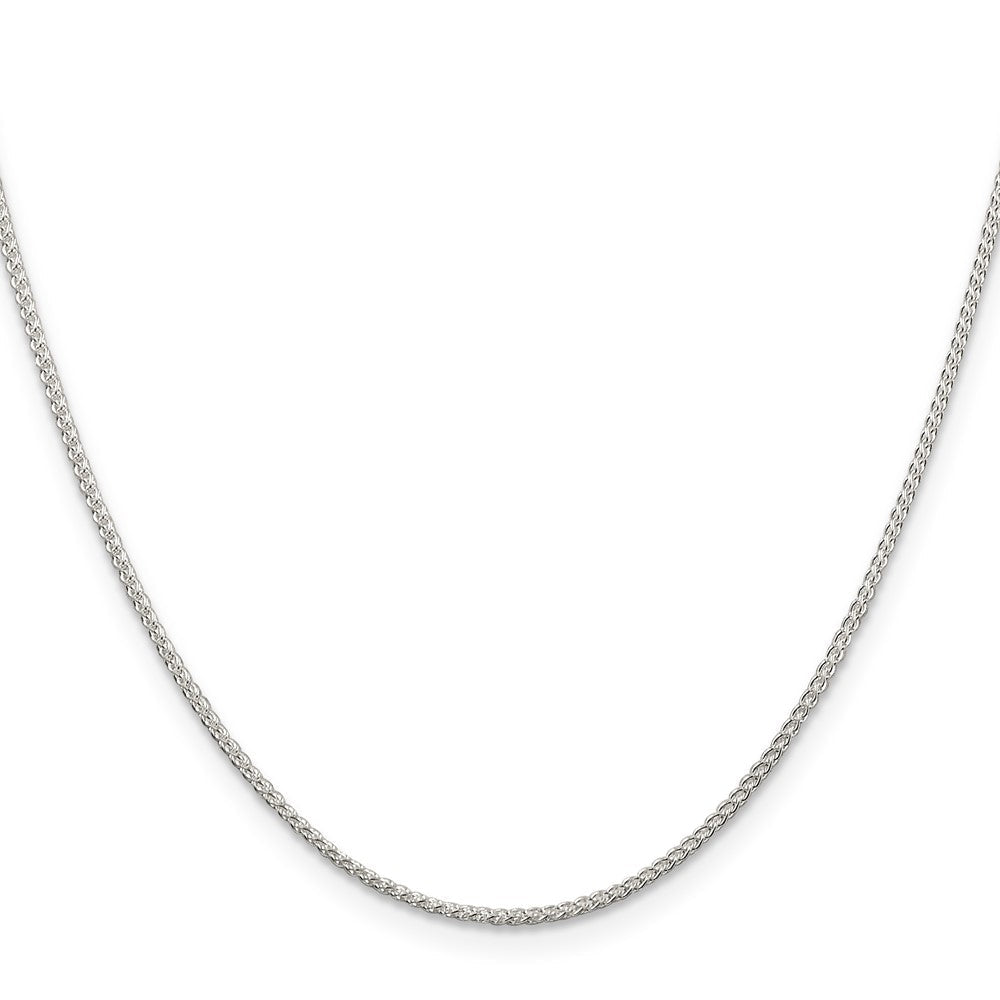 Sterlingsilber 1.25mm Rund Ährenkette Halskette