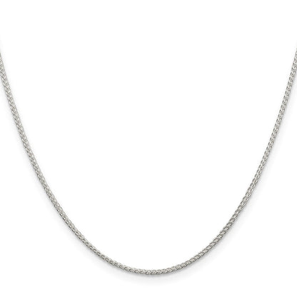 Sterlingsilber 1.25mm Rund Ährenkette Halskette