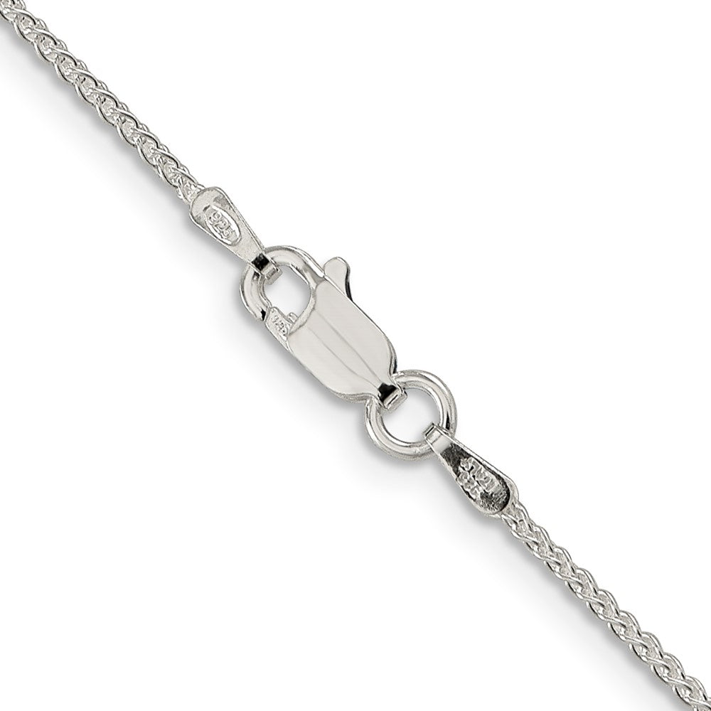 Sterlingsilber 1.25mm Rund Ährenkette Halskette