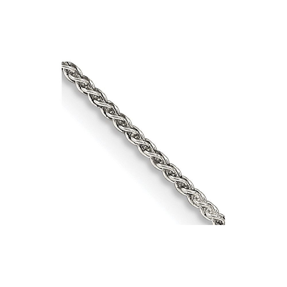 Sterlingsilber 1.25mm Rund Ährenkette Halskette