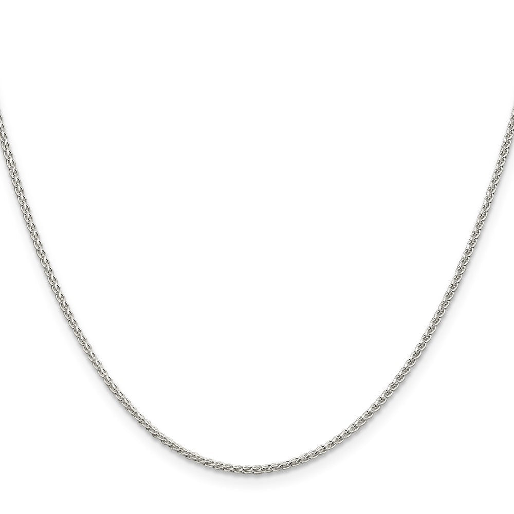 Sterlingsilber 1.5mm Rund Ährenkette Halskette