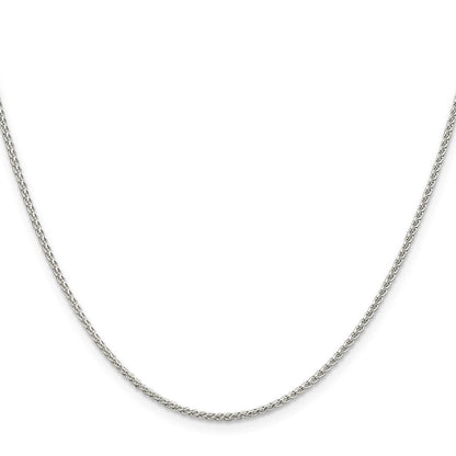 Sterlingsilber 1.5mm Rund Ährenkette Halskette