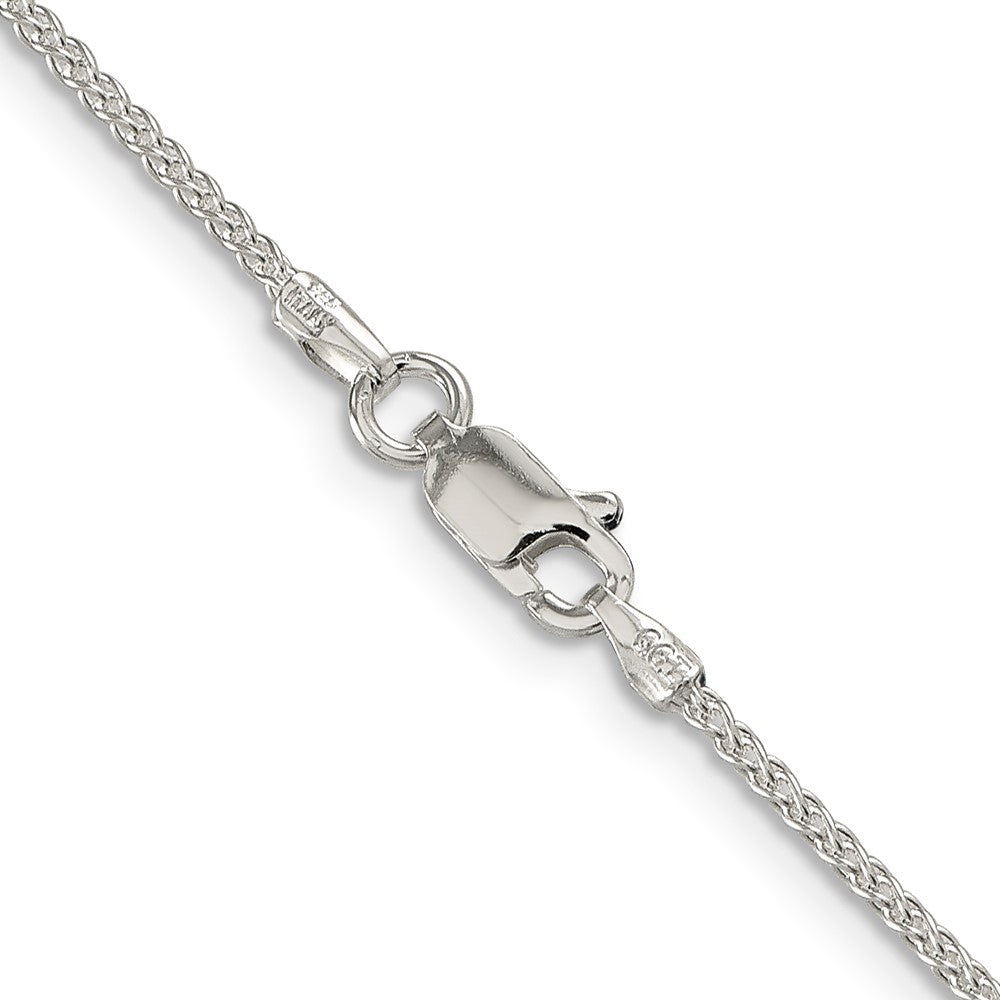 Sterlingsilber 1.5mm Rund Ährenkette Halskette