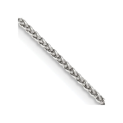 Sterlingsilber 1.5mm Wtih 2 Verlängerung. Rund Ährenkette Halskette