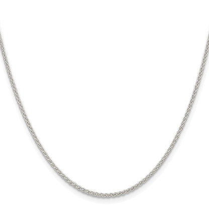 Sterlingsilber 1.6mm Rund Ährenkette Halskette