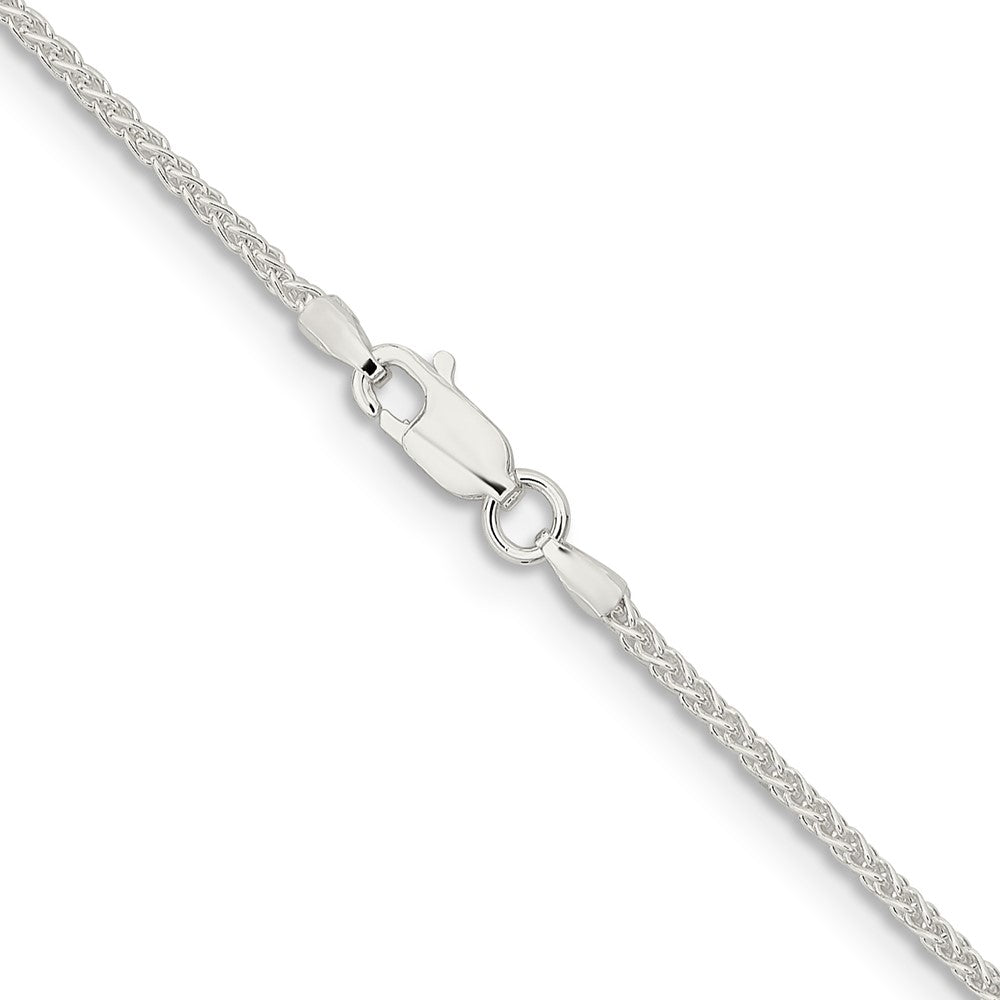 Sterlingsilber 1.6mm Rund Ährenkette Halskette