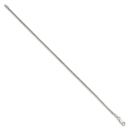 Sterlingsilber 1.75mm Rund Ährenkette Gliederarmband