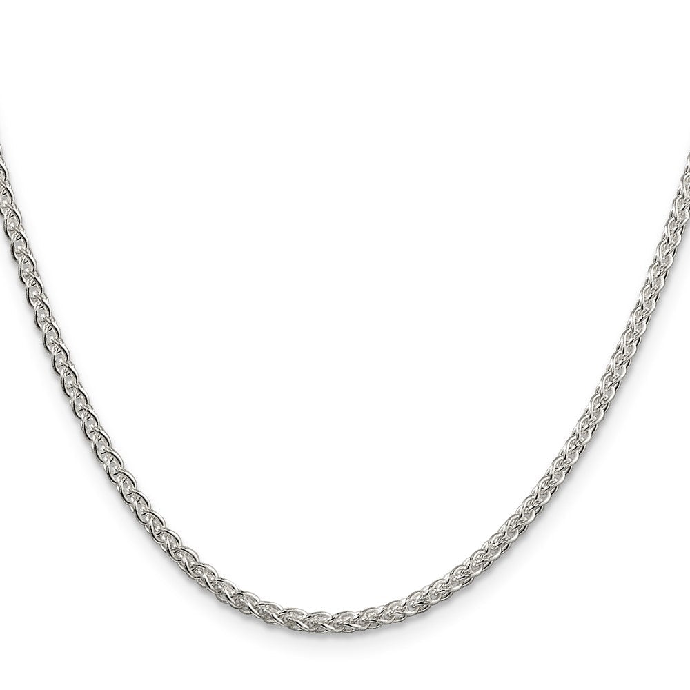 Sterlingsilber 2.5mm Rund Ährenkette Halskette