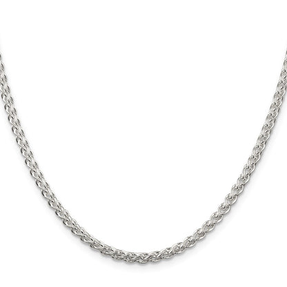 Sterlingsilber 3mm Rund Ährenkette Halskette