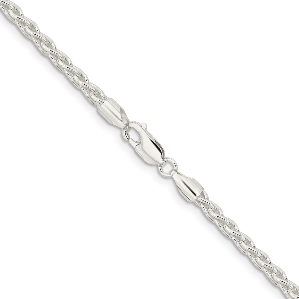 Sterlingsilber 3.7mm Rund Ährenkette Halskette