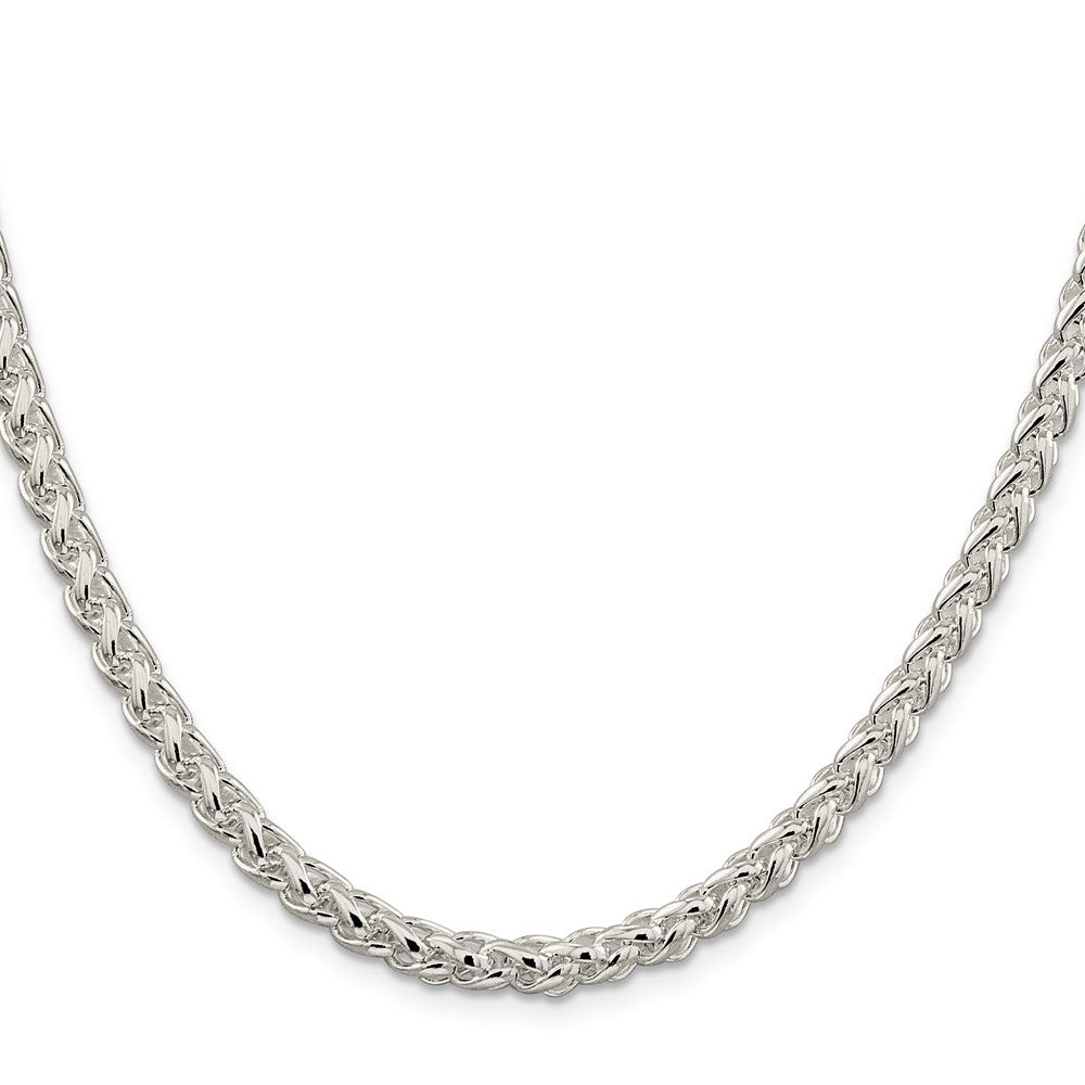 Sterlingsilber 5mm Rund Ährenkette Halskette