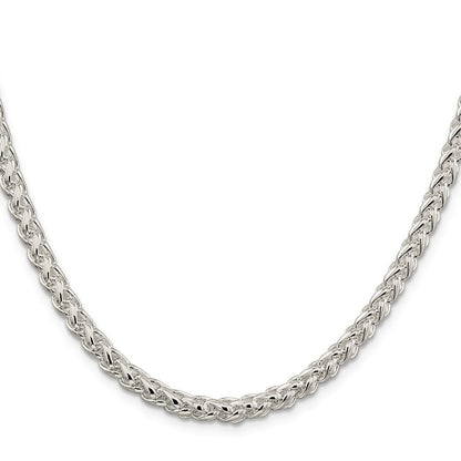 Sterlingsilber 5mm Rund Ährenkette Halskette