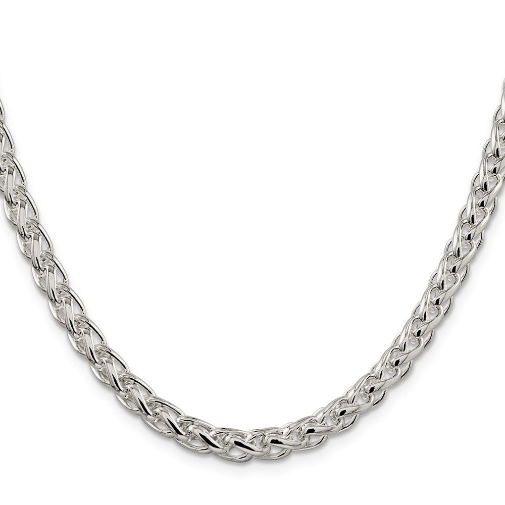 Sterlingsilber 6mm Rund Ährenkette Halskette