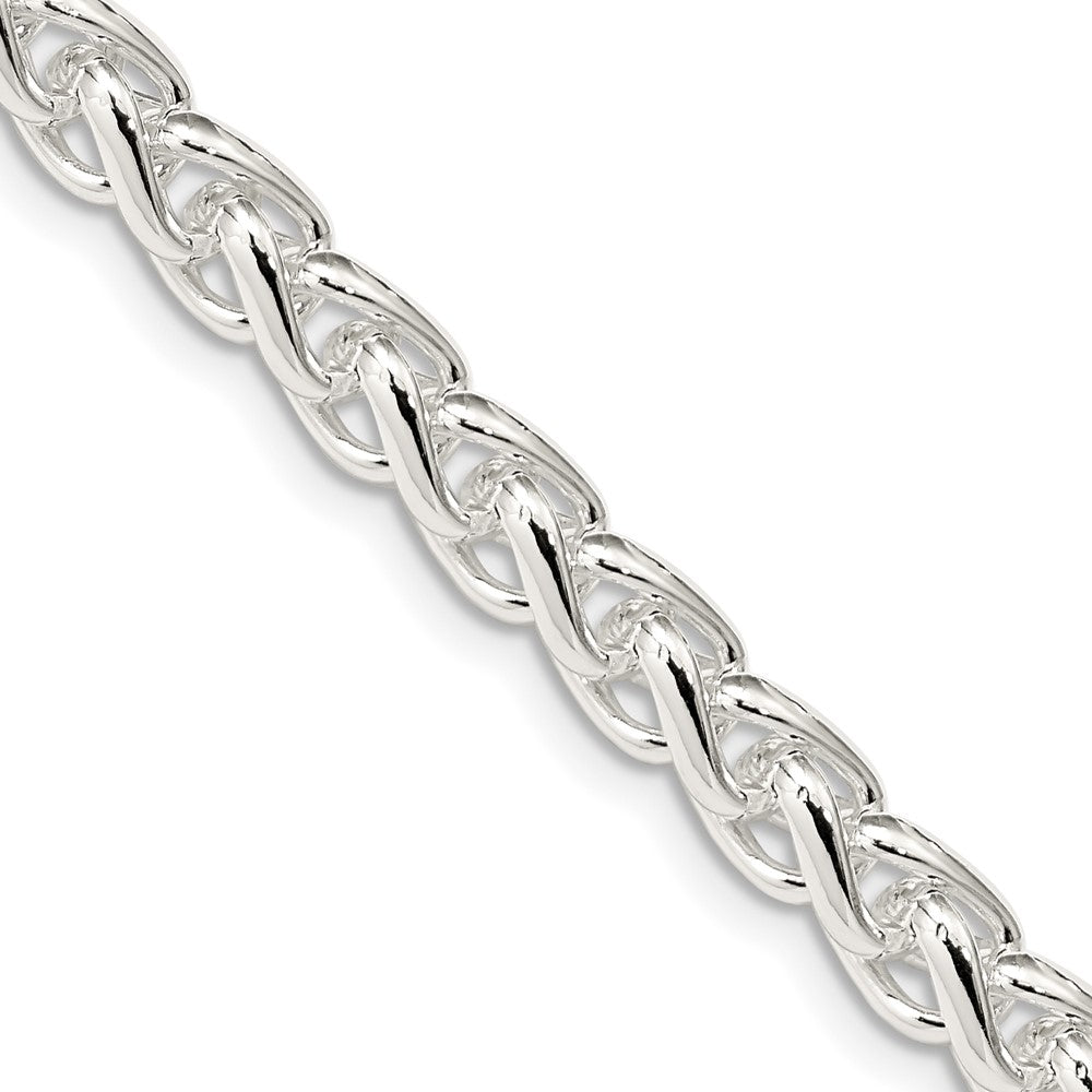 Sterlingsilber 6mm Rund Ährenkette Halskette