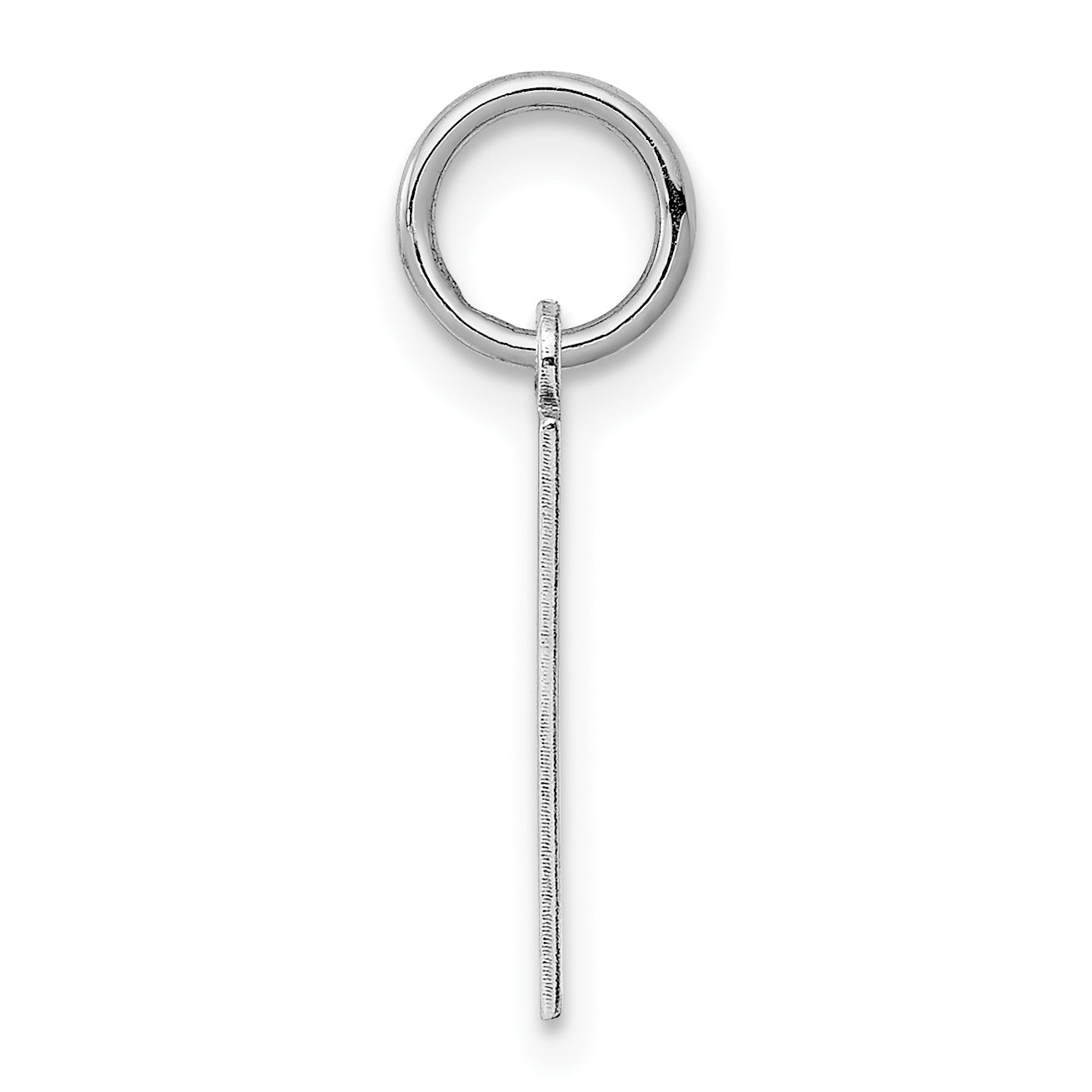 Sterlingsilber Silber/rhodiniert Poliert Zahl 1 Charm