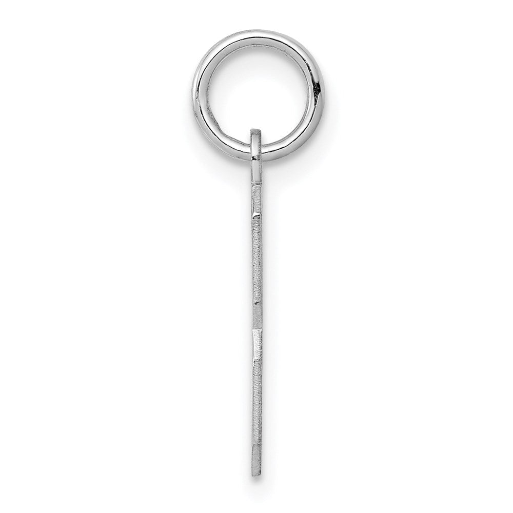 Sterlingsilber Silber/rhodiniert Poliert Zahl 3 Charm