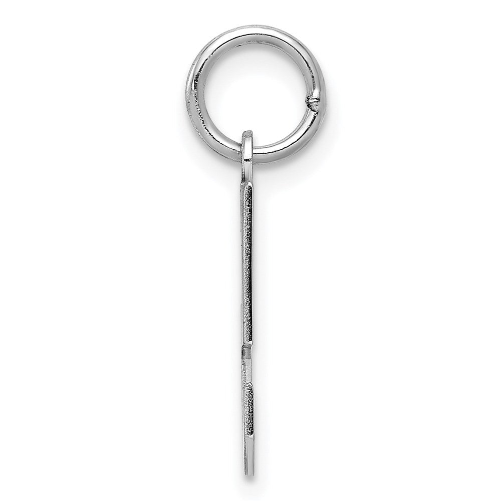 Sterlingsilber Silber/rhodiniert Poliert Zahl 5 Charm