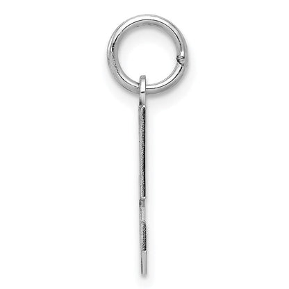 Sterlingsilber Silber/rhodiniert Poliert Zahl 5 Charm