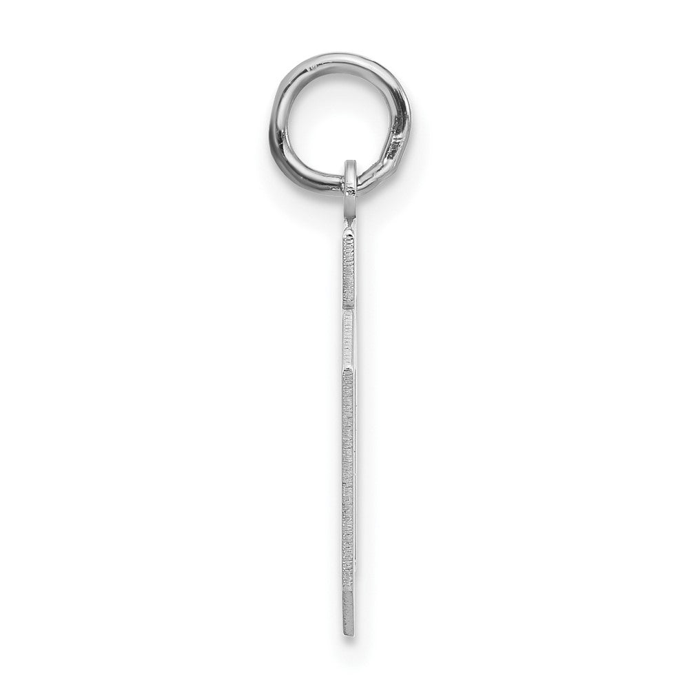Sterlingsilber Klein Poliert Zahl 05 mit Oberteil Charm