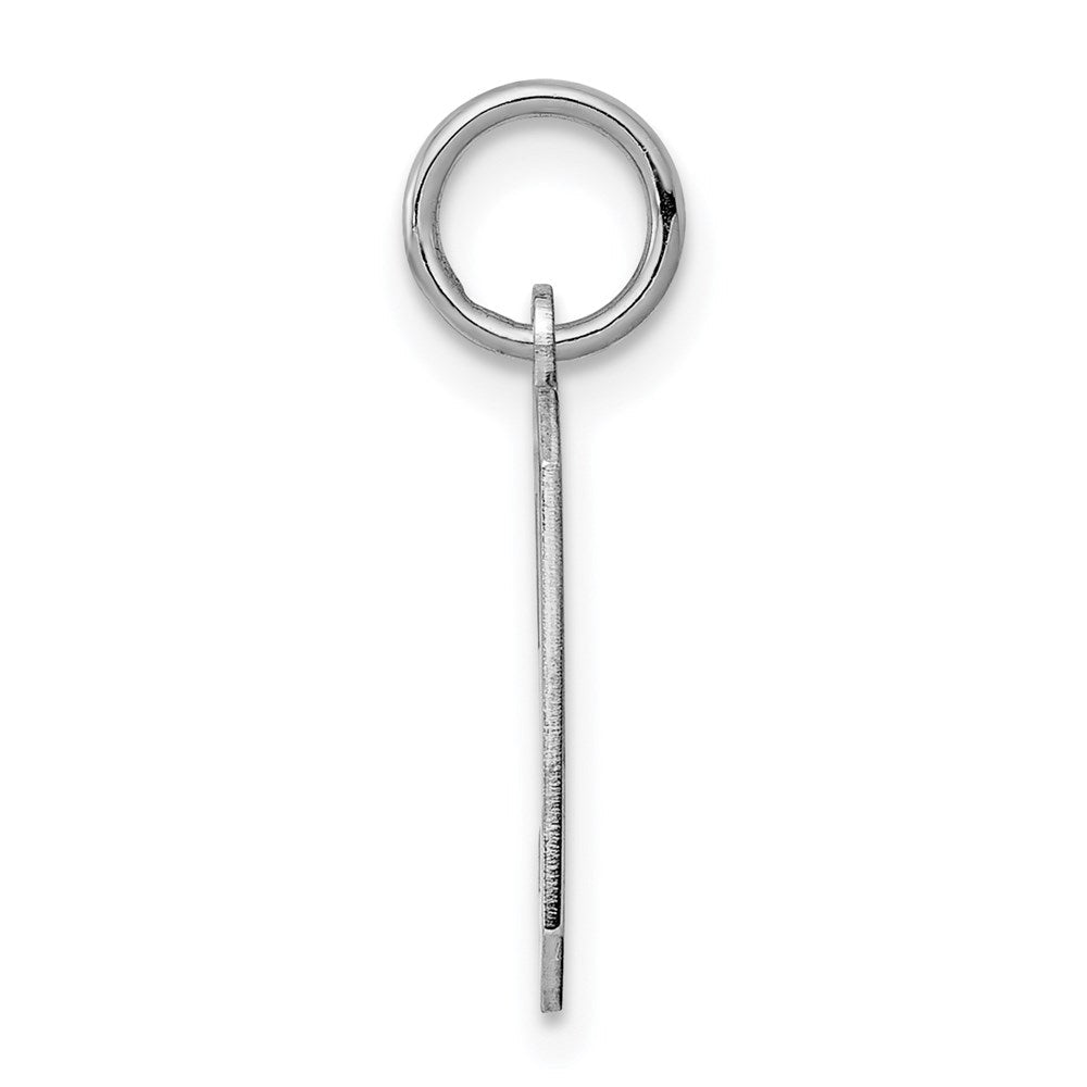 Sterlingsilber Silber/rhodiniert Poliert Zahl 9 Charm