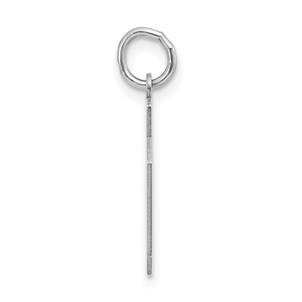 Sterlingsilber Poliert Klein Zahl 09 mit Oberteil Charm