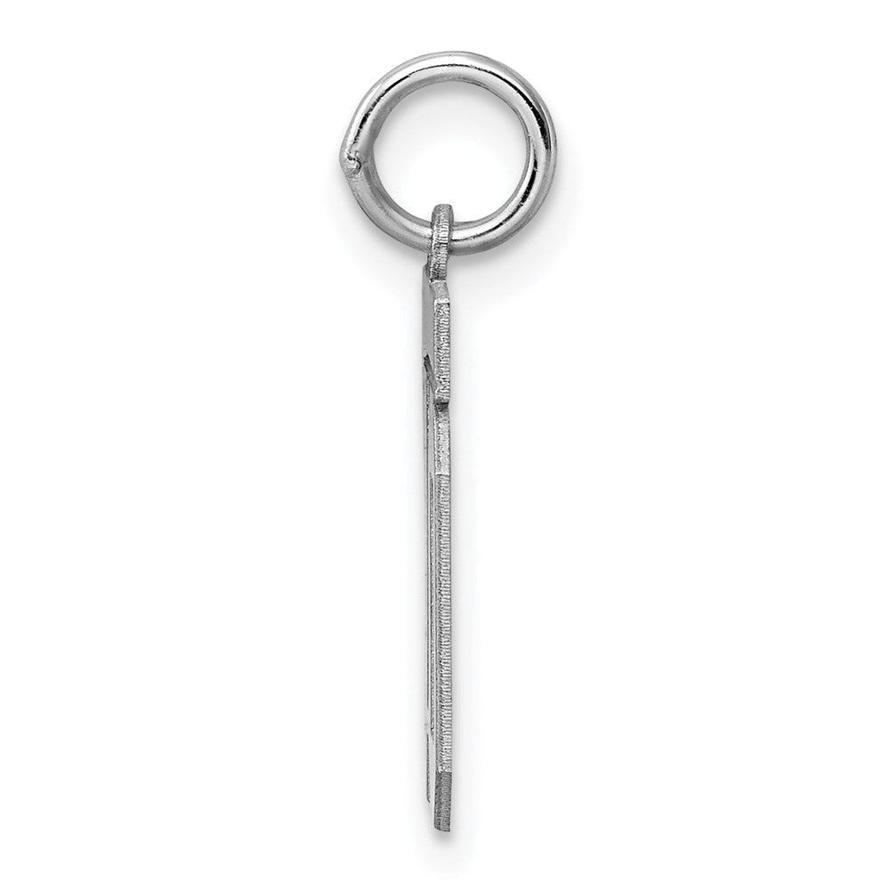 Sterlingsilber Silber/rhodiniert Poliert Zahl 10 Charm