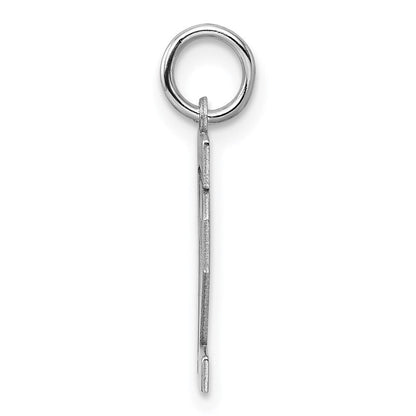 Sterlingsilber Silber/rhodiniert Poliert Zahl 12 Charm