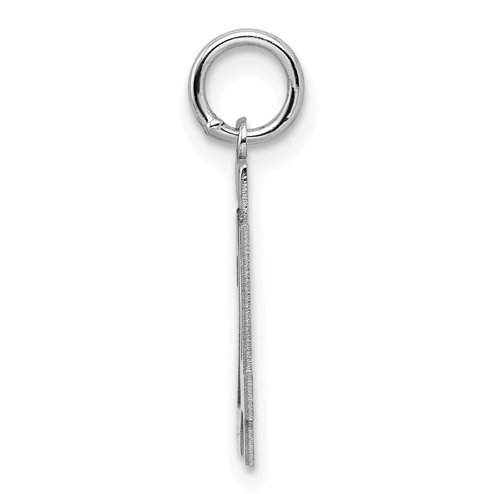 Sterlingsilber Silber/rhodiniert Poliert Zahl 24 Charm