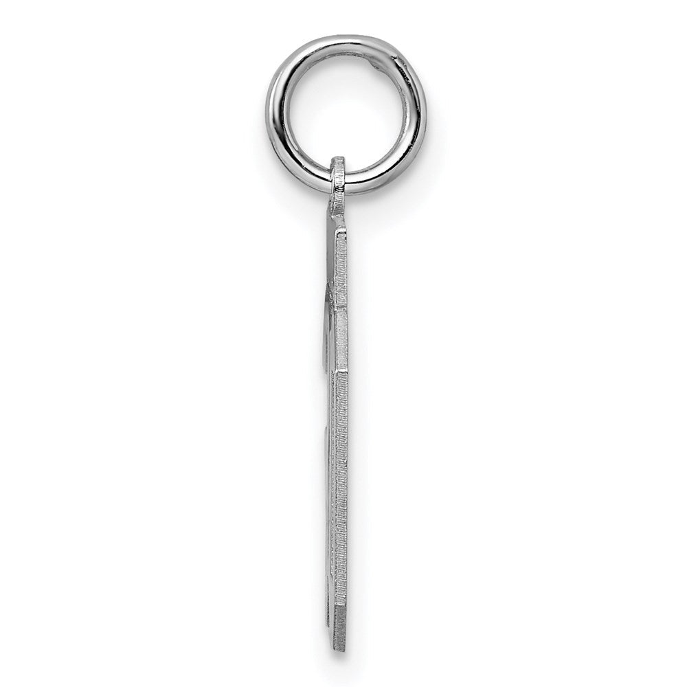 Sterlingsilber Silber/rhodiniert Poliert Zahl 30 Charm