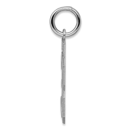 Sterlingsilber Silber/rhodiniert Poliert Zahl 33 Charm