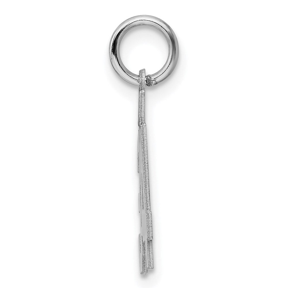 Sterlingsilber Silber/rhodiniert Poliert Zahl 34 Charm