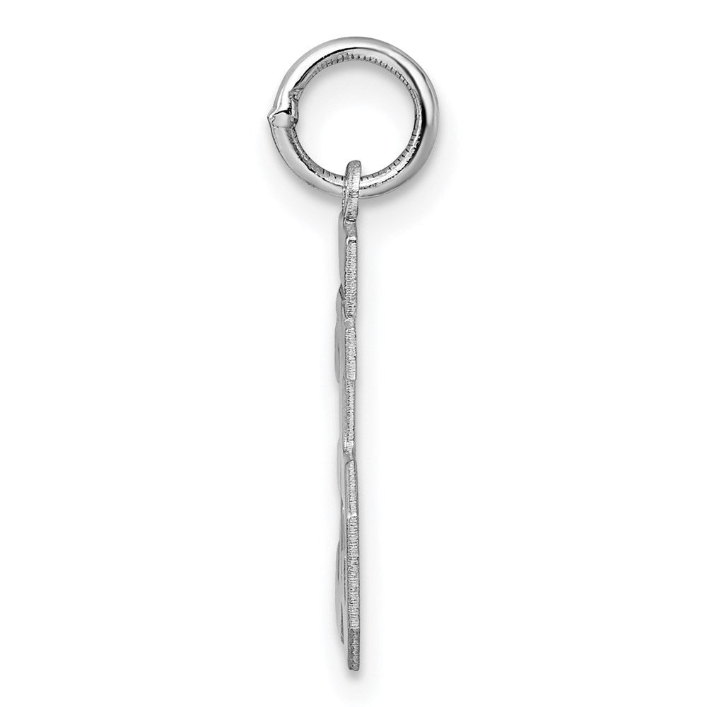 Sterlingsilber Silber/rhodiniert Poliert Zahl 35 Charm