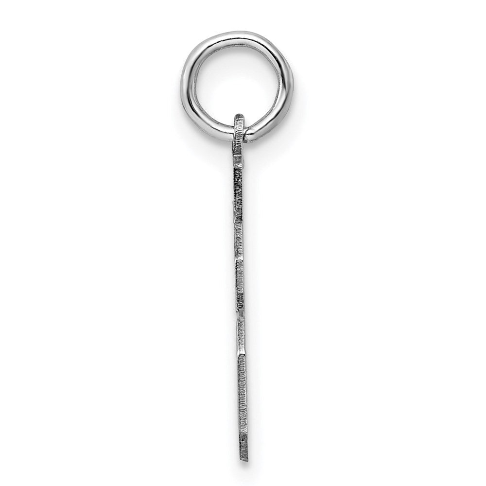 Sterlingsilber Silber/rhodiniert Poliert Zahl 36 Charm