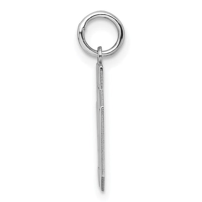 Sterlingsilber Silber/rhodiniert Poliert Zahl 40 Charm