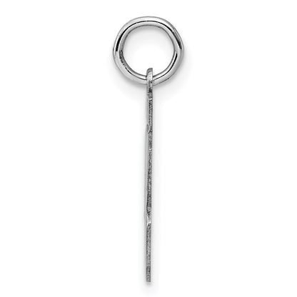 Sterlingsilber Silber/rhodiniert Poliert Zahl 43 Charm