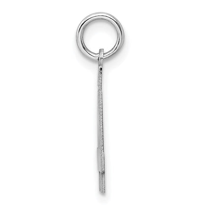 Sterlingsilber Silber/rhodiniert Poliert Zahl 44 Charm